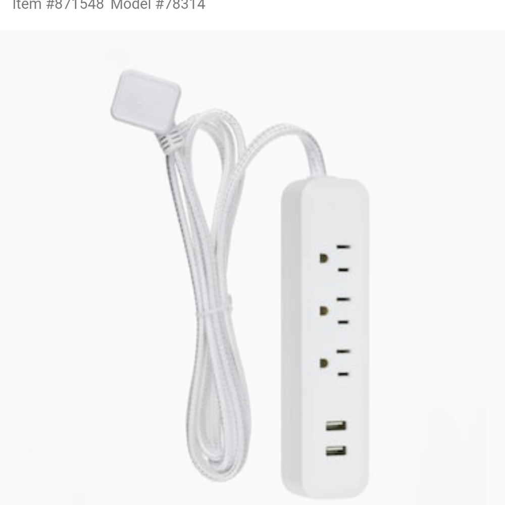 Globe designer power series 6 ft Space Plug. NIB.